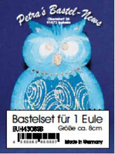 Lade das Bild in den Galerie-Viewer, Eule nach vorne schauend Standfigur aus Holz
