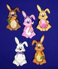 Lade das Bild in den Galerie-Viewer, Hasen zum Hängen aus Holz 6cm