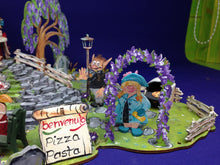 Lade das Bild in den Galerie-Viewer, Gartenbogen mit Blätter aus Holz