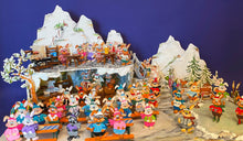 Lade das Bild in den Galerie-Viewer, Skihasen zum Stellen in 7cm aus Holz