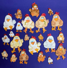 Lade das Bild in den Galerie-Viewer, verrücktes Huhn mit Wurm