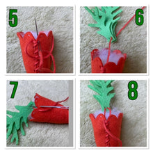 Lade das Bild in den Galerie-Viewer, Karotten zum Nähen aus Filz
