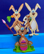Lade das Bild in den Galerie-Viewer, Hasenset zum Hinstellen (3er bzw. 5er Set)