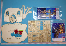 Lade das Bild in den Galerie-Viewer, Bastelset aus Holz: Karottenhäuschen mit Hasen und Hasenbabys