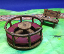 Lade das Bild in den Galerie-Viewer, Karussell und Bank für Spielplatz