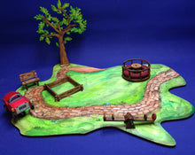 Lade das Bild in den Galerie-Viewer, Karussell und Bank für Spielplatz