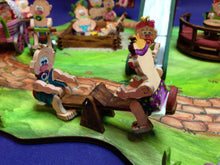 Lade das Bild in den Galerie-Viewer, 8 Babyfiguren 3D aus Holz zum Hinsetzen