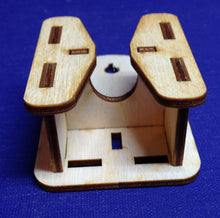 Lade das Bild in den Galerie-Viewer, Lampe Dino im Ei aus Holz