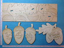 Lade das Bild in den Galerie-Viewer, Eichelset zum Hinstellen