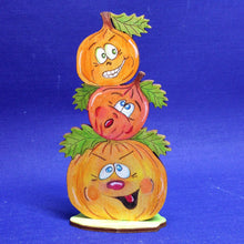 Lade das Bild in den Galerie-Viewer, 3 Kürbisse übereinander zum Stellen