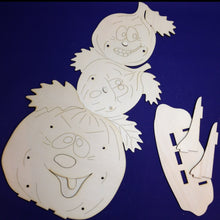 Lade das Bild in den Galerie-Viewer, 3 Kürbisse übereinander zum Stellen