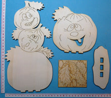 Lade das Bild in den Galerie-Viewer, 3 Kürbisse übereinander zum Stellen