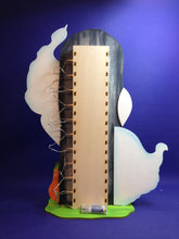 Lade das Bild in den Galerie-Viewer, Stele "Willkommen" mit Geist und Kürbisse