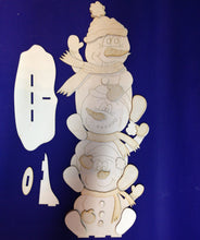 Lade das Bild in den Galerie-Viewer, 3 Schneemänner übereinander zum stellen