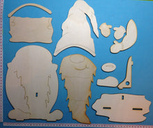 Lade das Bild in den Galerie-Viewer, Wichtel-Standfigur mit Schild