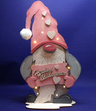 Lade das Bild in den Galerie-Viewer, Wichtel-Standfigur mit Schild