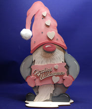 Lade das Bild in den Galerie-Viewer, Wichtel-Standfigur mit Schild