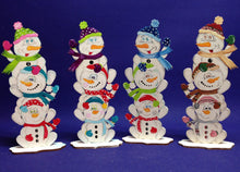 Lade das Bild in den Galerie-Viewer, 3 Schneemänner übereinander zum stellen