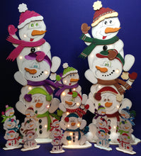 Lade das Bild in den Galerie-Viewer, 3 Schneemänner übereinander zum stellen