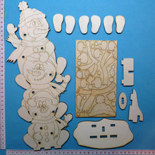 Lade das Bild in den Galerie-Viewer, 3 Schneemänner übereinander zum stellen