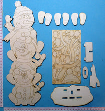 Lade das Bild in den Galerie-Viewer, 3 Schneemänner übereinander zum stellen