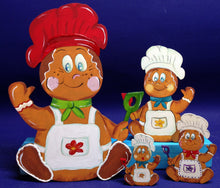 Lade das Bild in den Galerie-Viewer, Lebkuchenmännchen mit Kochmütze und Kochlöffel