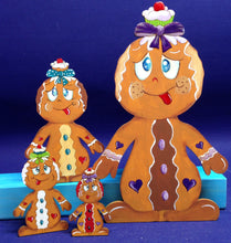 Lade das Bild in den Galerie-Viewer, Lebkuchenmännchen mit Cupcake auf dem Kopf