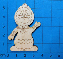 Lade das Bild in den Galerie-Viewer, Lebkuchenmännchen, winkend, mit Kirsche auf dem Kopf