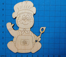 Lade das Bild in den Galerie-Viewer, Lebkuchenmännchen mit Kochmütze und Kochlöffel