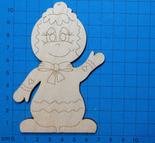 Lade das Bild in den Galerie-Viewer, Lebkuchenmännchen, winkend, mit Kirsche auf dem Kopf