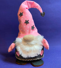 Lade das Bild in den Galerie-Viewer, Komplettset: Wichtelpaar aus Filz mit Sterne in Metallring