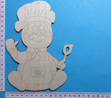 Lade das Bild in den Galerie-Viewer, Lebkuchenmännchen mit Kochmütze und Kochlöffel