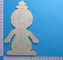 Lade das Bild in den Galerie-Viewer, Lebkuchenmännchen mit Cupcake auf dem Kopf