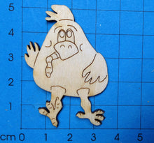 Lade das Bild in den Galerie-Viewer, verrücktes Huhn mit Wurm
