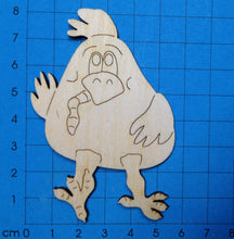 Lade das Bild in den Galerie-Viewer, verrücktes Huhn mit Wurm