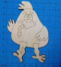 Lade das Bild in den Galerie-Viewer, verrücktes Huhn mit Wurm