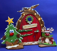 Lade das Bild in den Galerie-Viewer, Tannenbaum mit Gesicht zu Hinstellen