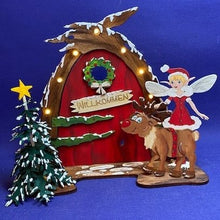 Lade das Bild in den Galerie-Viewer, Rentier "Lui" seitlich mit großer Nase zum Hinstellen