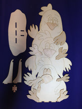 Lade das Bild in den Galerie-Viewer, verrückte Hühner, übereinander, zum Stellen