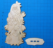 Lade das Bild in den Galerie-Viewer, verrückte Hühner, übereinander, zum Stellen