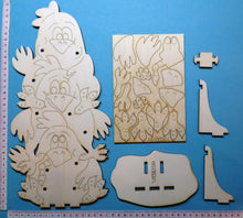 Lade das Bild in den Galerie-Viewer, verrückte Hühner, übereinander, zum Stellen