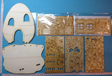 Lade das Bild in den Galerie-Viewer, Bastelset aus Holz: Ostereierhaus (verschiedene Varianten)