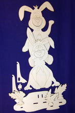 Lade das Bild in den Galerie-Viewer, Hasen zum Hinstellen, 2 übereinander