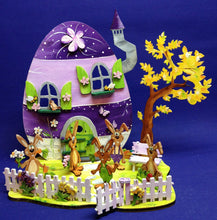 Lade das Bild in den Galerie-Viewer, Bastelset aus Holz: Ostereierhaus (verschiedene Varianten)