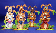 Lade das Bild in den Galerie-Viewer, Hasen zum Hinstellen, 2 übereinander