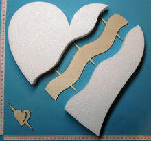 Lade das Bild in den Galerie-Viewer, Bastelset: Styroporform ca. 30cm mit Flussverbinder