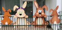 Lade das Bild in den Galerie-Viewer, Hase und Hasenmädchen für Zaun
