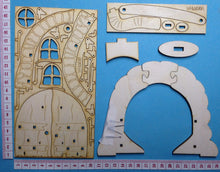 Lade das Bild in den Galerie-Viewer, Tür mit Fenster für 11cm-Tontopf