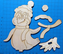 Lade das Bild in den Galerie-Viewer, Pinguinbaby, flatternd, nach linksschauend, zum Hinstellen