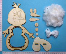 Lade das Bild in den Galerie-Viewer, Schneemann zum Weben